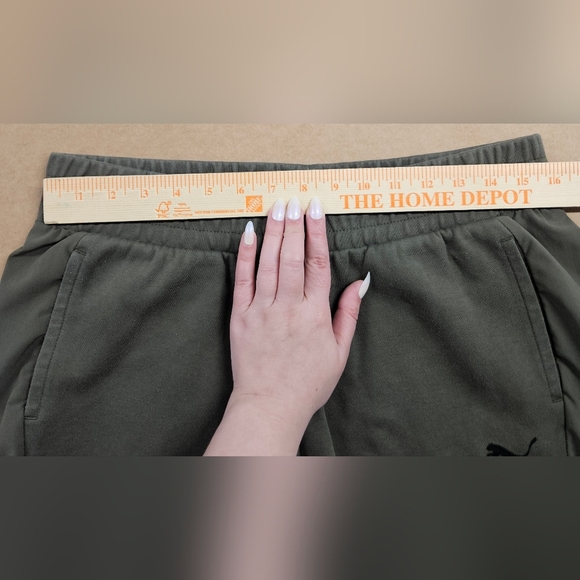 Puma Evostripe Modern Streetwear Motor Joggers Pants Olive Green Size Large - Picture 11 of 16